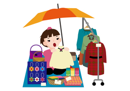 sell offのイラスト